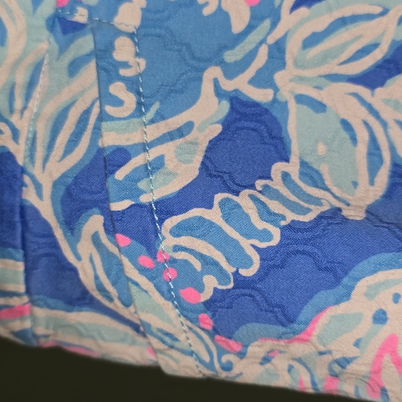 Lilly Pulitzer Kelly Pant Bay Blue Into The Deep - Picture 8 of 15